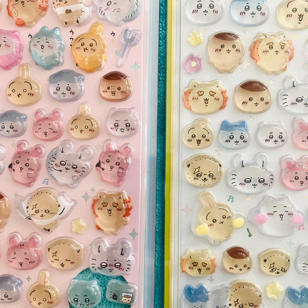 ちいかわボンボンドロップシール【中まで固いシールです】第二弾２枚セット