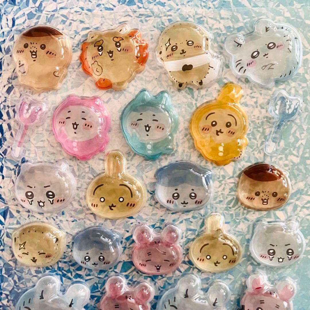 ちいかわボンボンドロップシール【中まで固いシールです】第二弾２枚セット