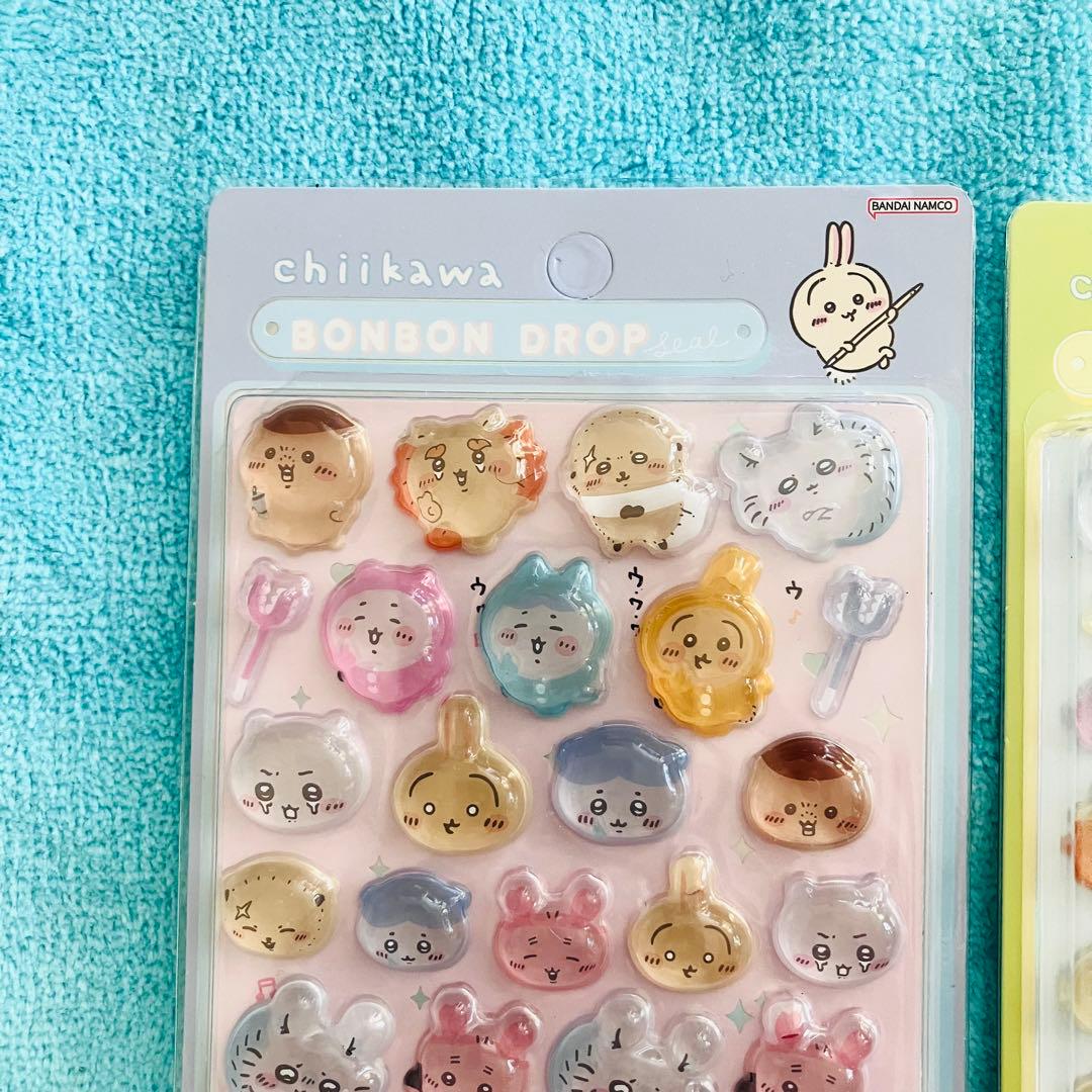 ちいかわボンボンドロップシール【中まで固いシールです】第二弾２枚セット