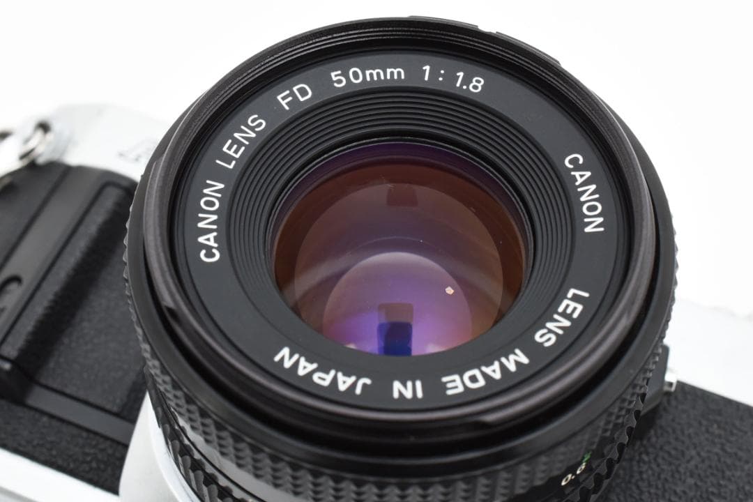 ★美品★ Canon AV-1 レンズ 50mm F1.8 モルト交換 キャノン