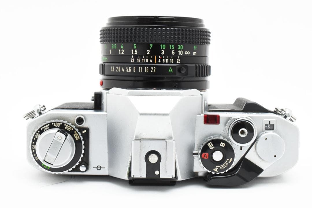 ★美品★ Canon AV-1 レンズ 50mm F1.8 モルト交換 キャノン