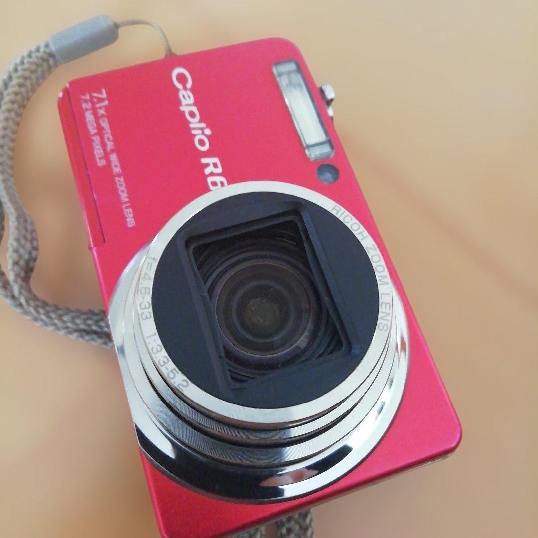 値下げ Ricoh Caplio R6 コンパクトデジタルカメラ 赤