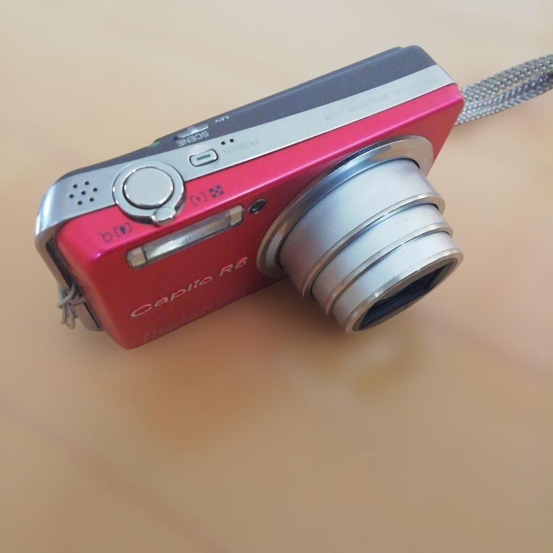値下げ Ricoh Caplio R6 コンパクトデジタルカメラ 赤