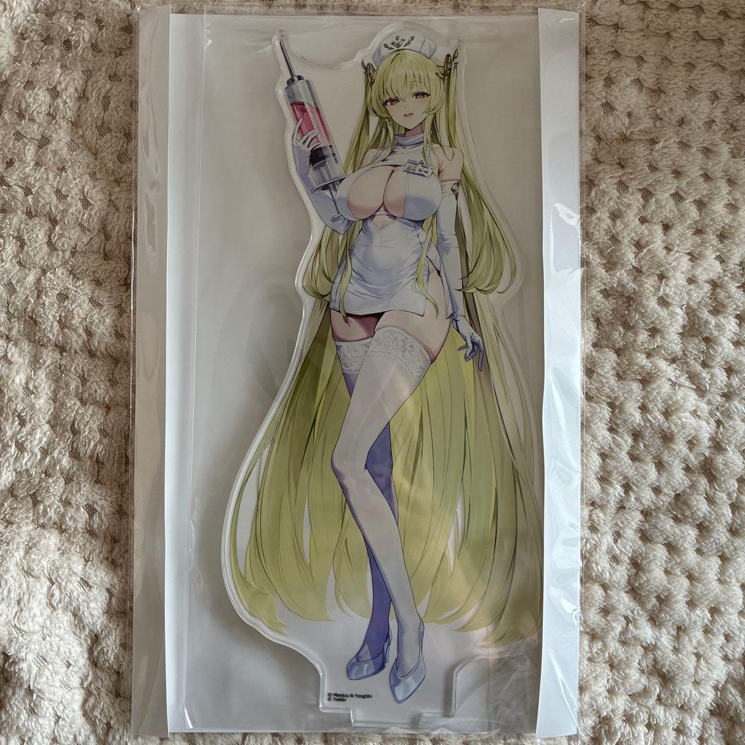 アズールレーン 特大アクリルスタンド ナポリ ナース カーテン魂