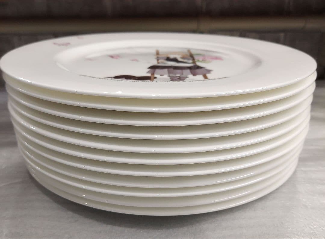 ニッコー　FINE BONE CHINA　永田萌　プレート　絵皿　まとめ売り