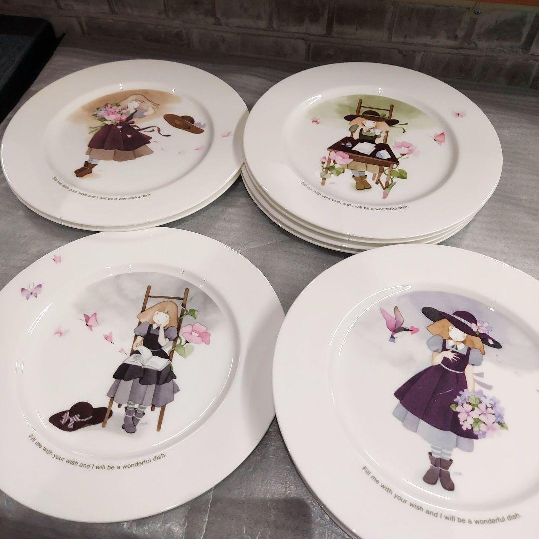 ニッコー　FINE BONE CHINA　永田萌　プレート　絵皿　まとめ売り