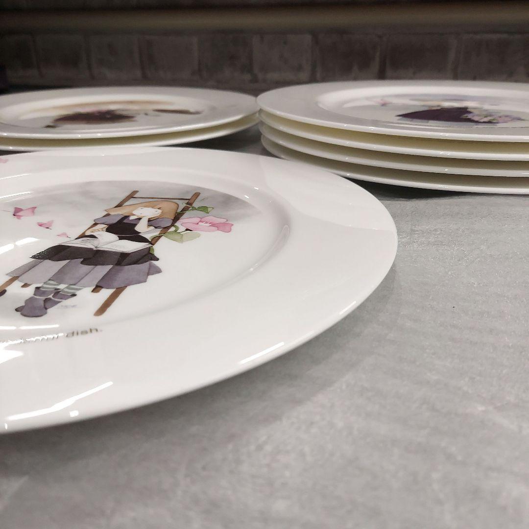 ニッコー　FINE BONE CHINA　永田萌　プレート　絵皿　まとめ売り