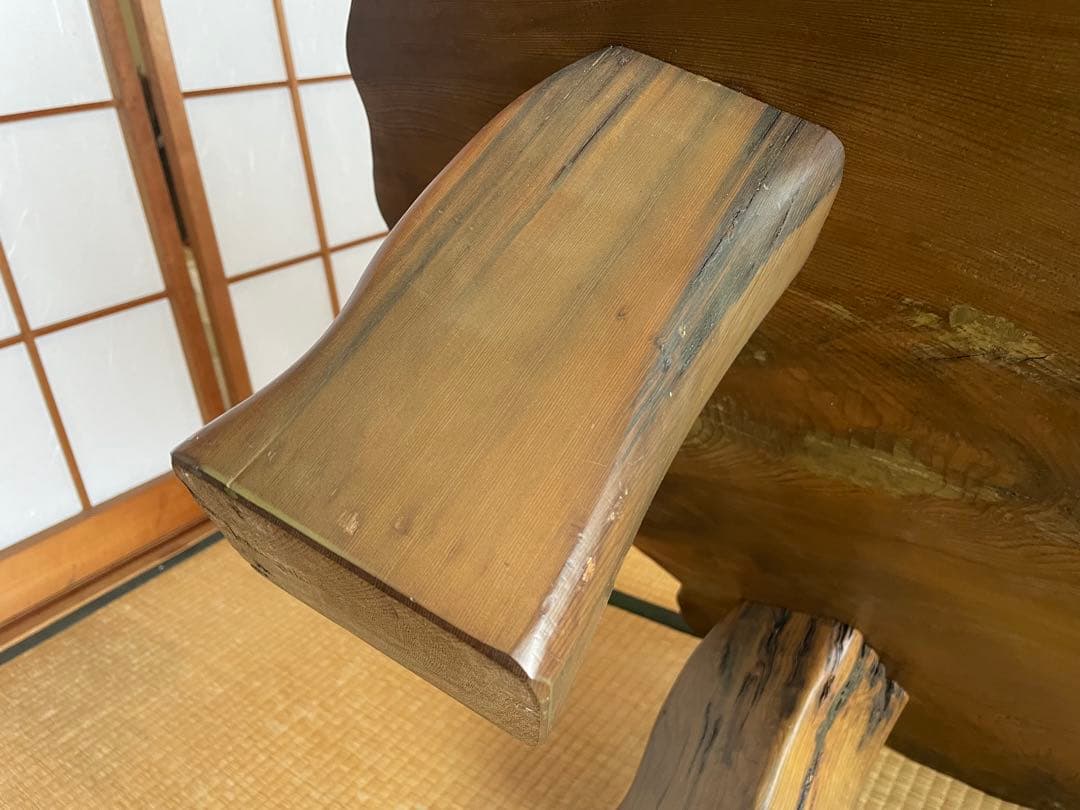 希少・屋久杉　木製座卓 天板９cm