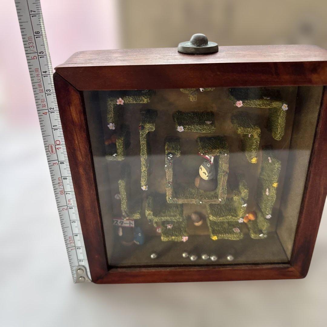 となりのトトロのころころ迷路 なつかし物語 アンティークな立体迷路ゲーム