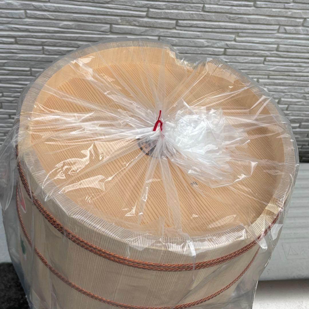【新品】吉野白杉 木製おひつ4.5kg マルカ　めしびつ　約3升取り　お櫃 ②