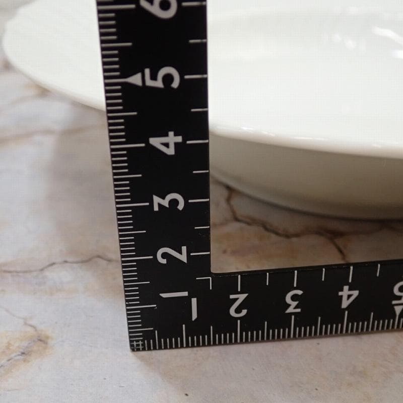 RU-6203リチャードジノリ ベッキオホワイト スーププレート19.5㎝2客