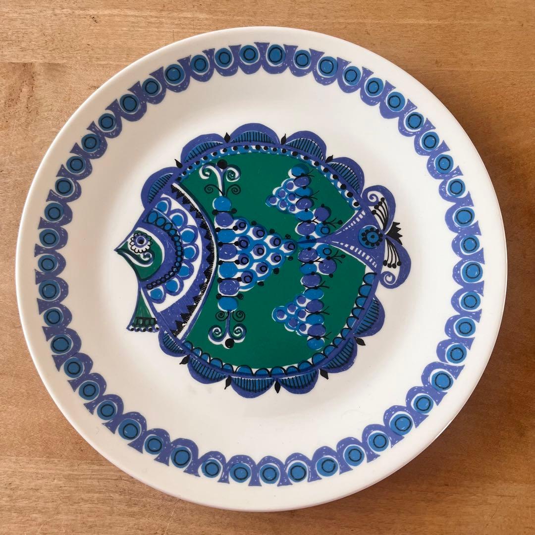 【Figgjo】フィッギオ Turi Blue fish 大プレート2枚