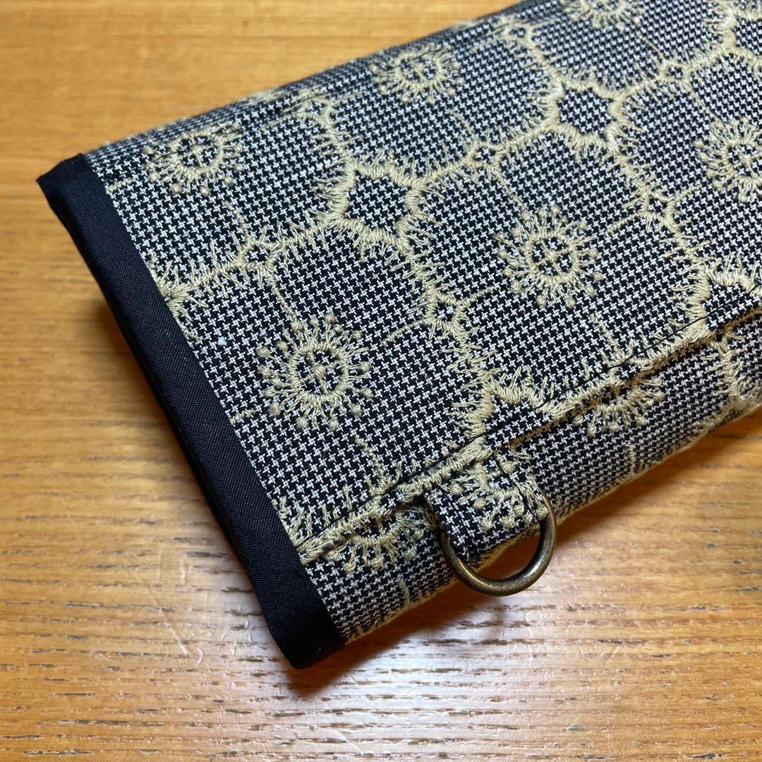 長財布　やりくり財布　ハンドメイド　ミナペルホネン