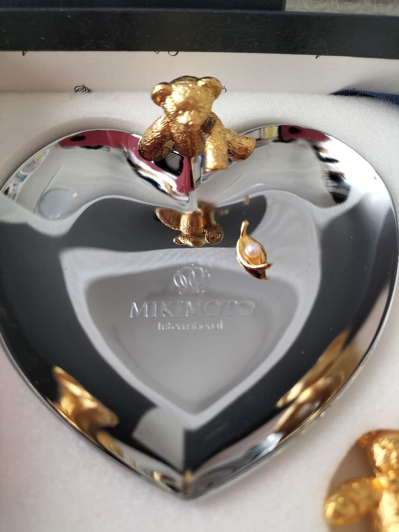 MIKIMOTO ハート型インテリアトレイ