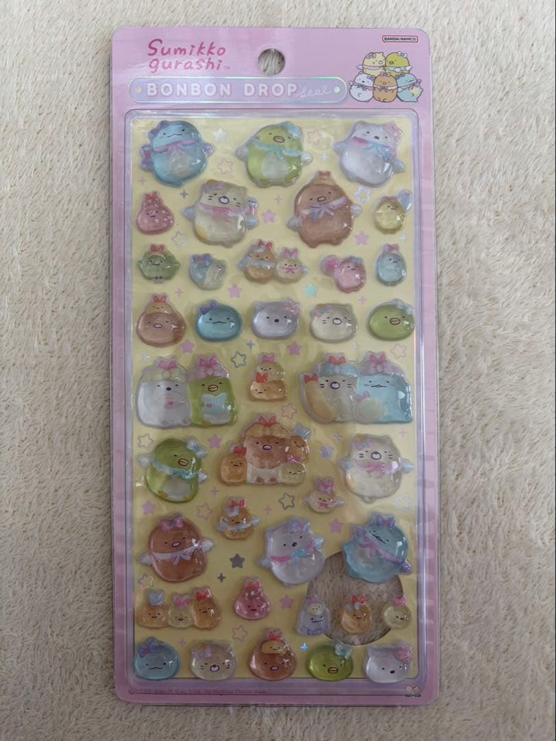 【国内正規品】 ボンボンドロップシール すみっコぐらし 2枚セット