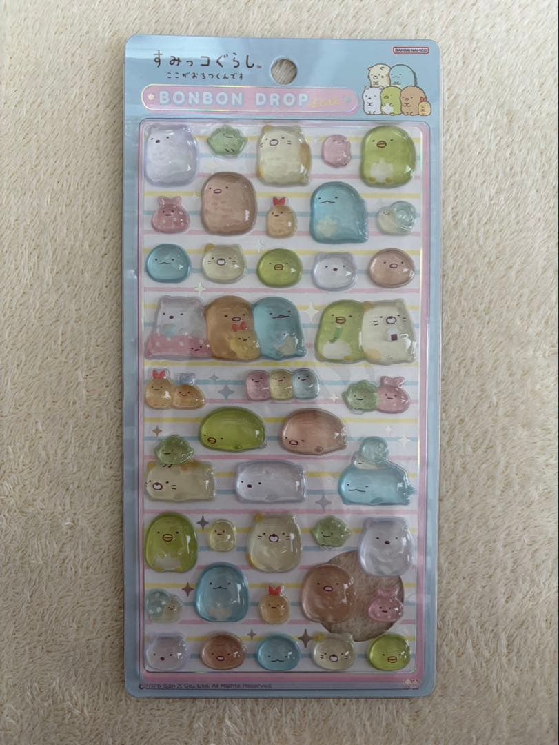 【国内正規品】 ボンボンドロップシール すみっコぐらし 2枚セット