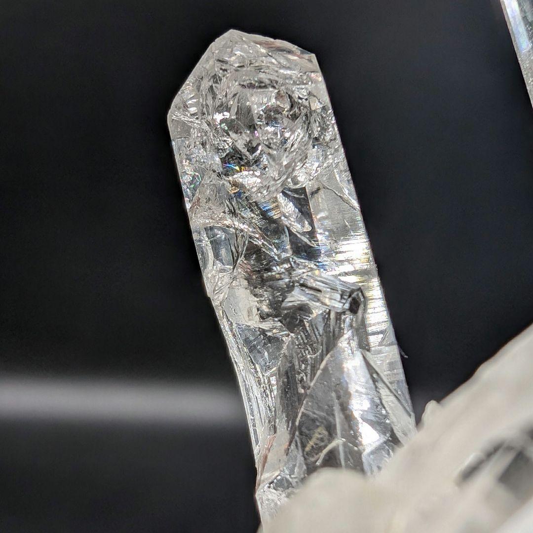 ルチル入り　マニハール産　水晶　クラスター　B