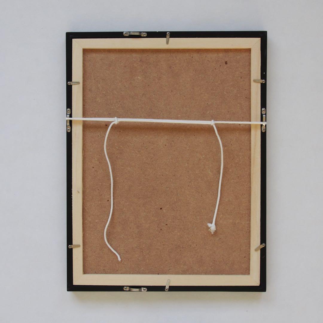 人物画 肉筆画 作品 額入り 現代アート 絵画 ミニマル インテリア デザイン