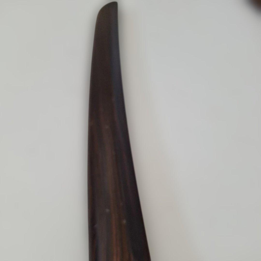 黒檀 螺鈿細工木刀　大刀 脇差 模造刀