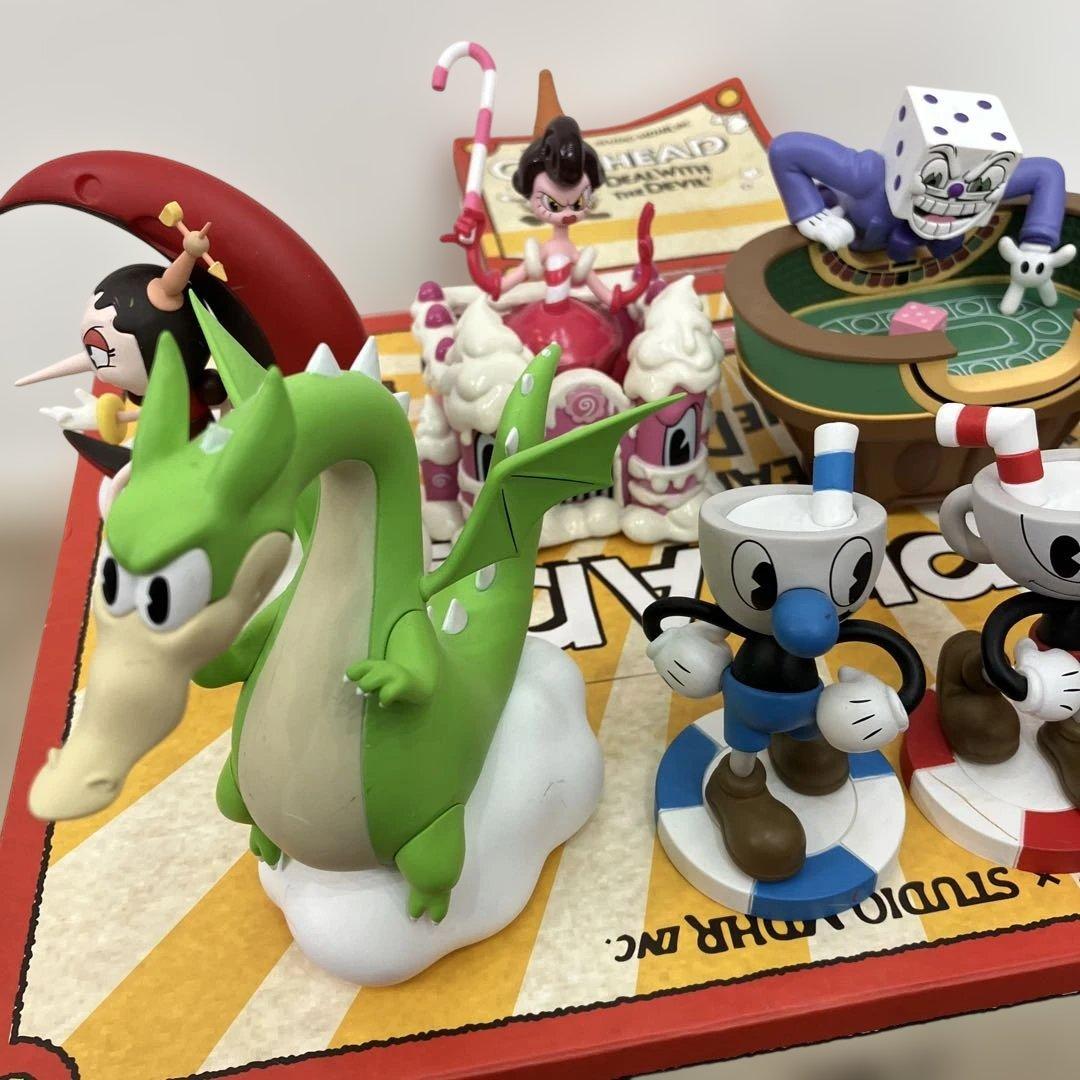 シークレット付き CUPHEAD カップヘッド フィギュア7箱フルコンプリート