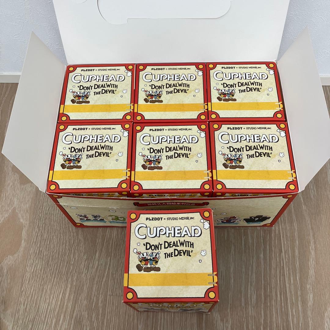 シークレット付き CUPHEAD カップヘッド フィギュア7箱フルコンプリート