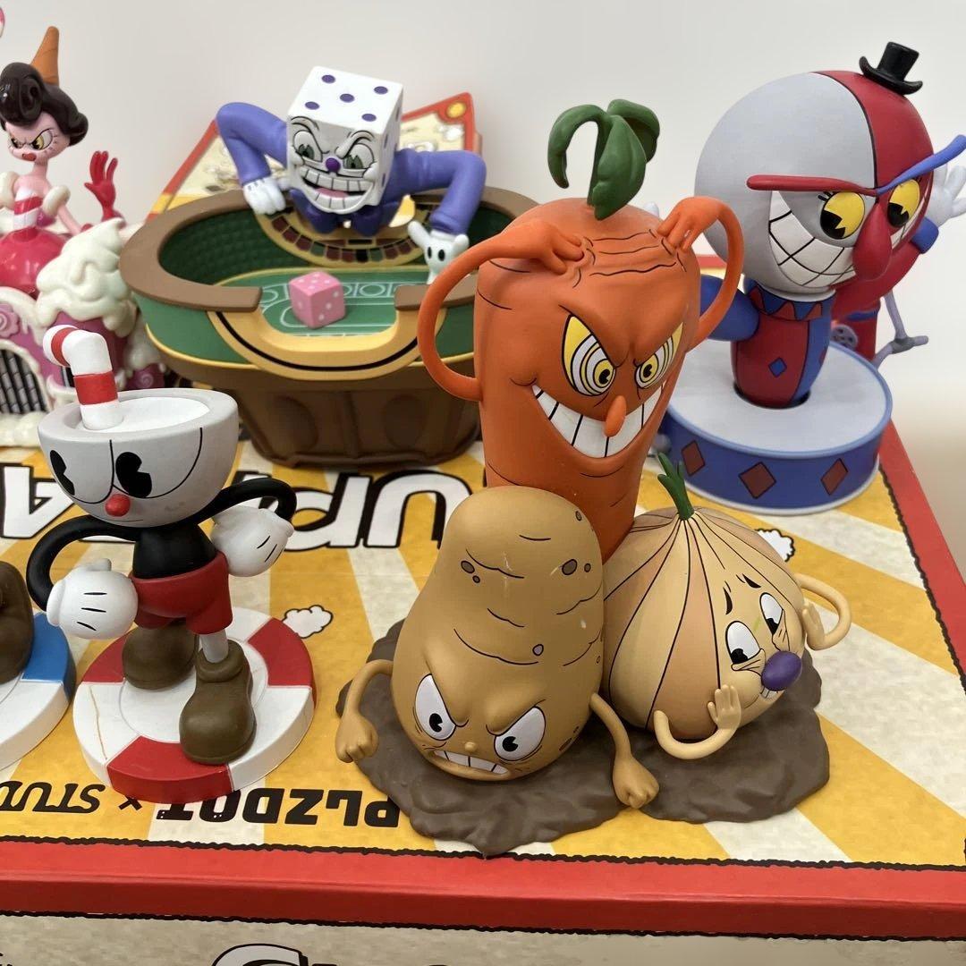 シークレット付き CUPHEAD カップヘッド フィギュア7箱フルコンプリート