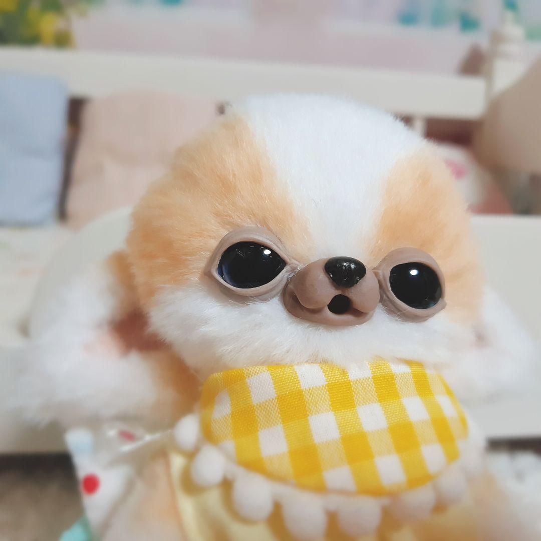 チワボボちゃん　③　おしゃぶり付き　アートドール　ぬいぐるみ