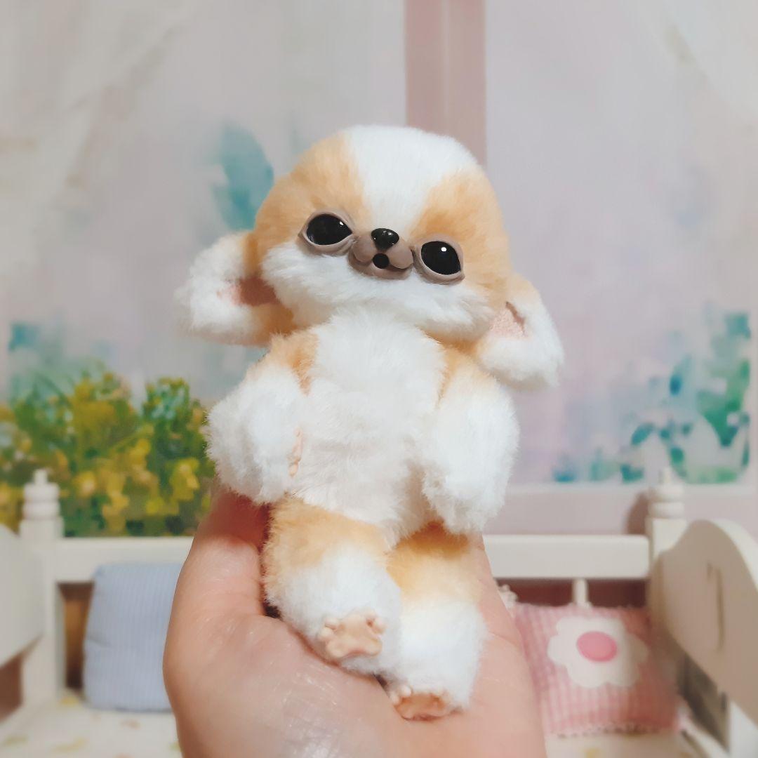 チワボボちゃん　③　おしゃぶり付き　アートドール　ぬいぐるみ