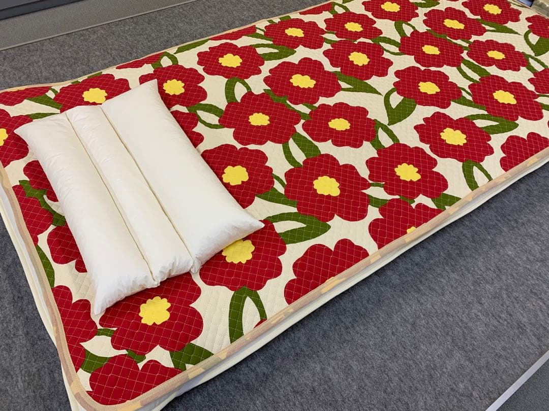 【新品未使用】シビラ カラダス レッド 敷パッド シングル