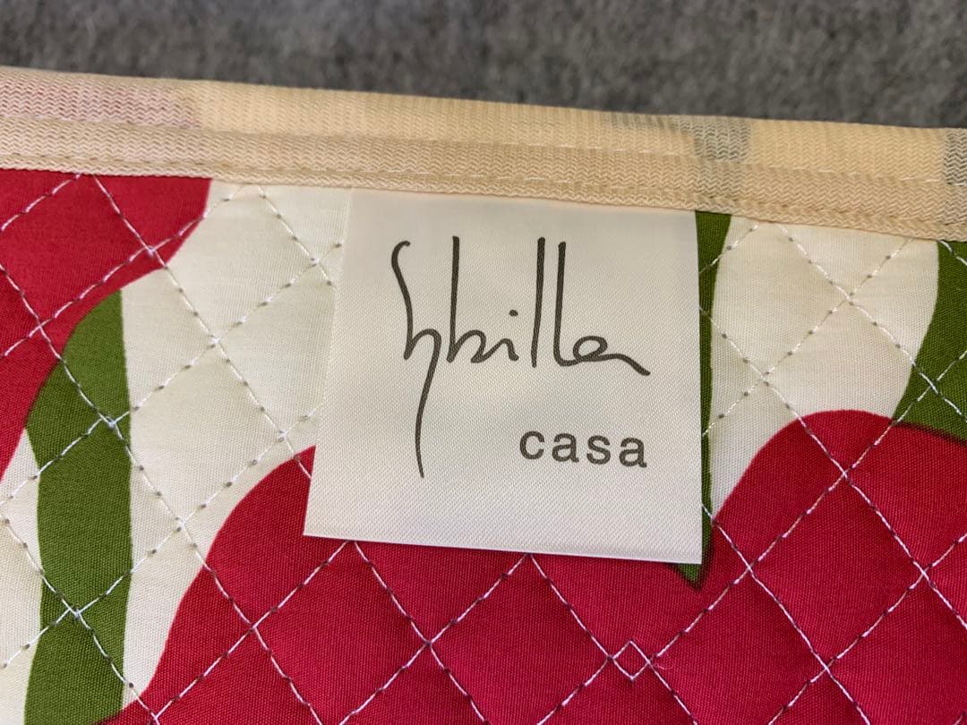 【新品未使用】シビラ カラダス レッド 敷パッド シングル