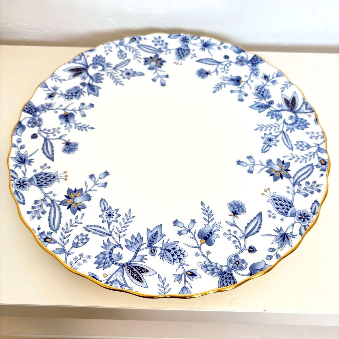 【未使用箱付】ノリタケ ブルーソレンティーノ パーティーセット 小皿 大皿