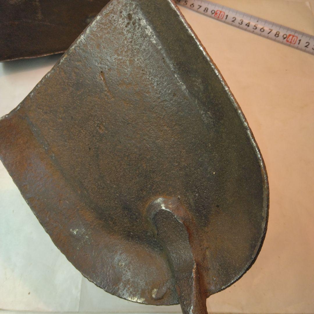 鉄のスコップ3本　古道具　昭和レトロ