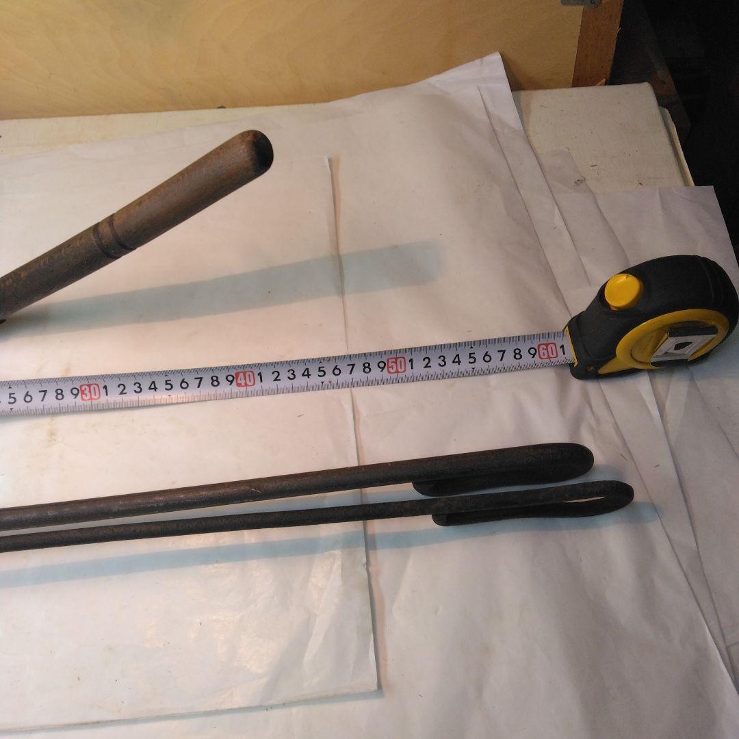 鉄のスコップ3本　古道具　昭和レトロ