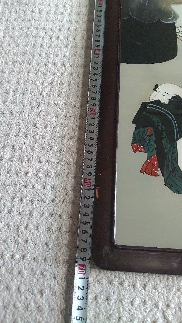 ガラス絵 浮世絵 硝子絵