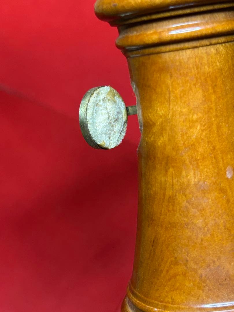 木製テナーリコーダー 分解可能 金具付き