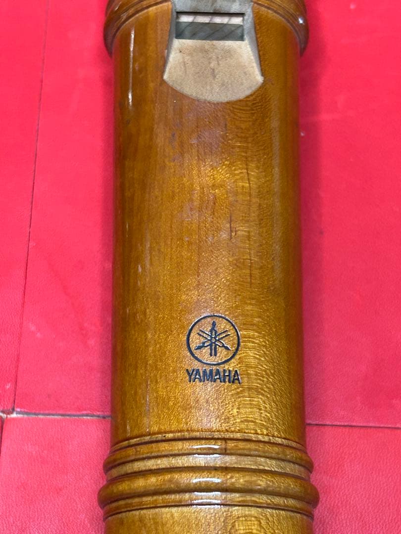 木製テナーリコーダー 分解可能 金具付き