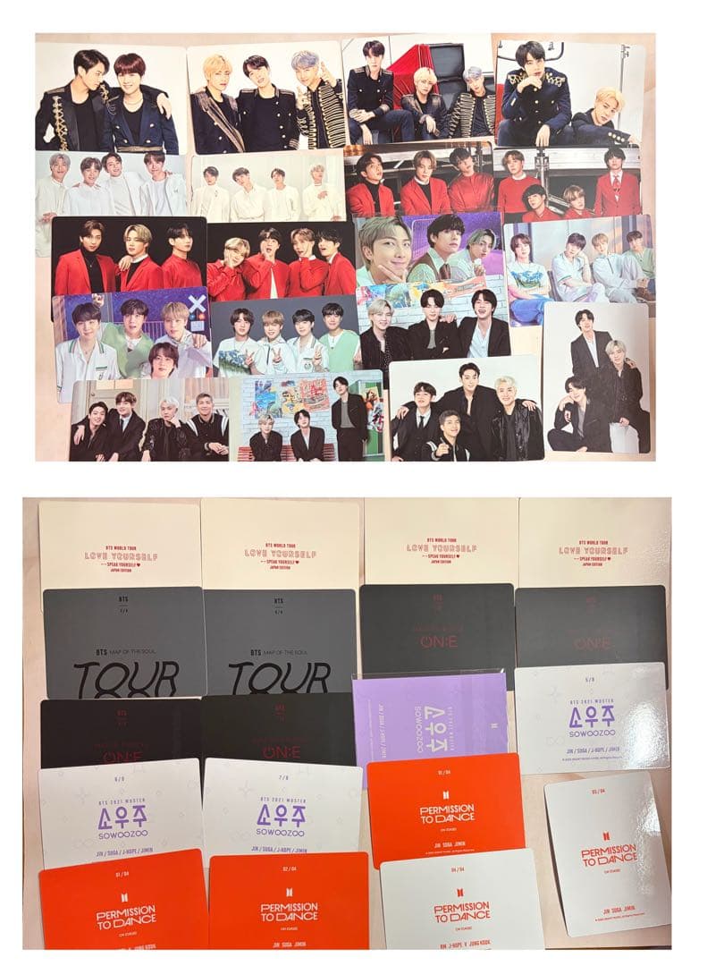 公式 BTS まとめ売り トレカ ミニフォト ポストカード フォトチケット