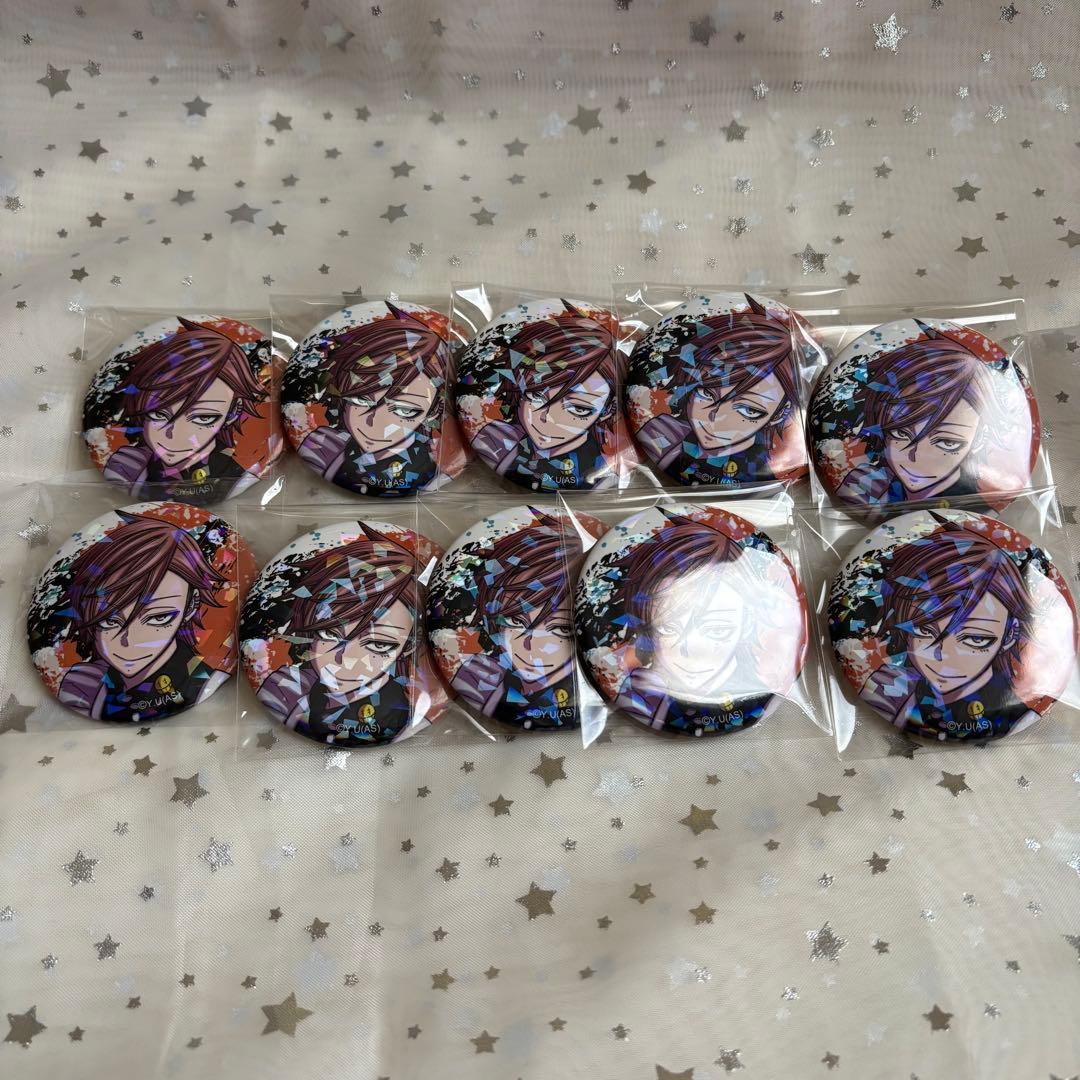 桃源暗鬼 花魁坂京夜 メイド 缶バッジ 10点