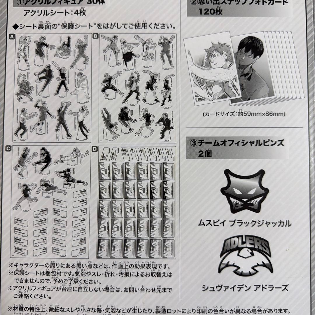 ハイキュー!! 10thクロニクル グッズのみ