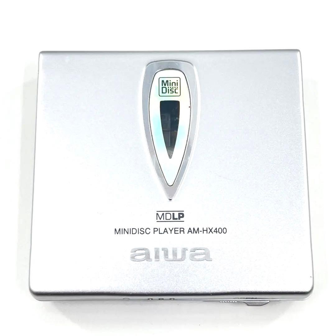 美品 AIWA MDウォークマン MDプレーヤー AM-HX400 動作確認済