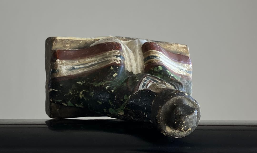 【祥に凪ぐ 古い姫 彩色土人形 約13㎝ 江戸後期〜明治頃】雛人形郷土玩具古民芸