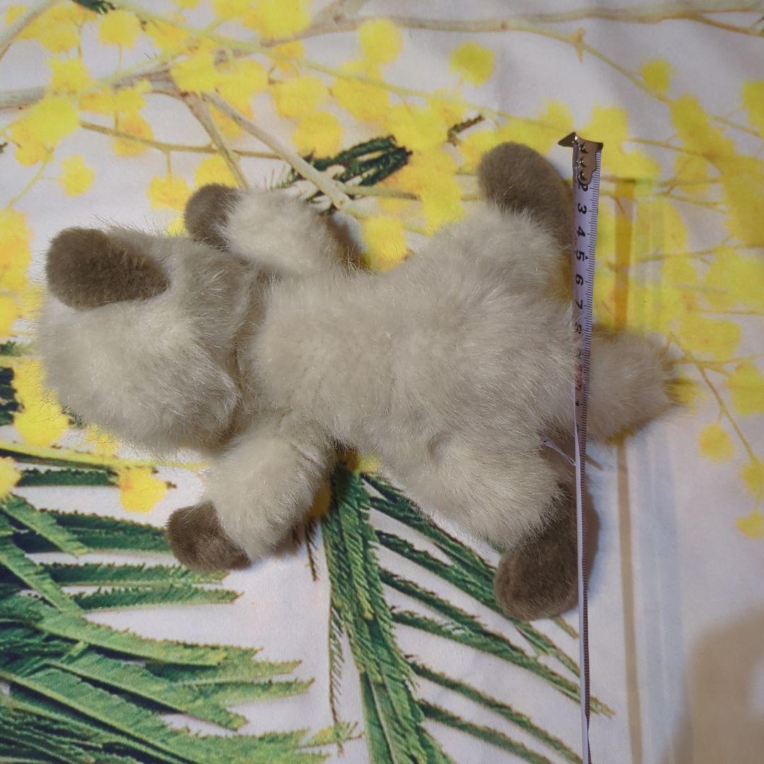 Monseuil・シャム猫ぬいぐるみ・くたくたシリーズ・おねんねタイプ・レトロ