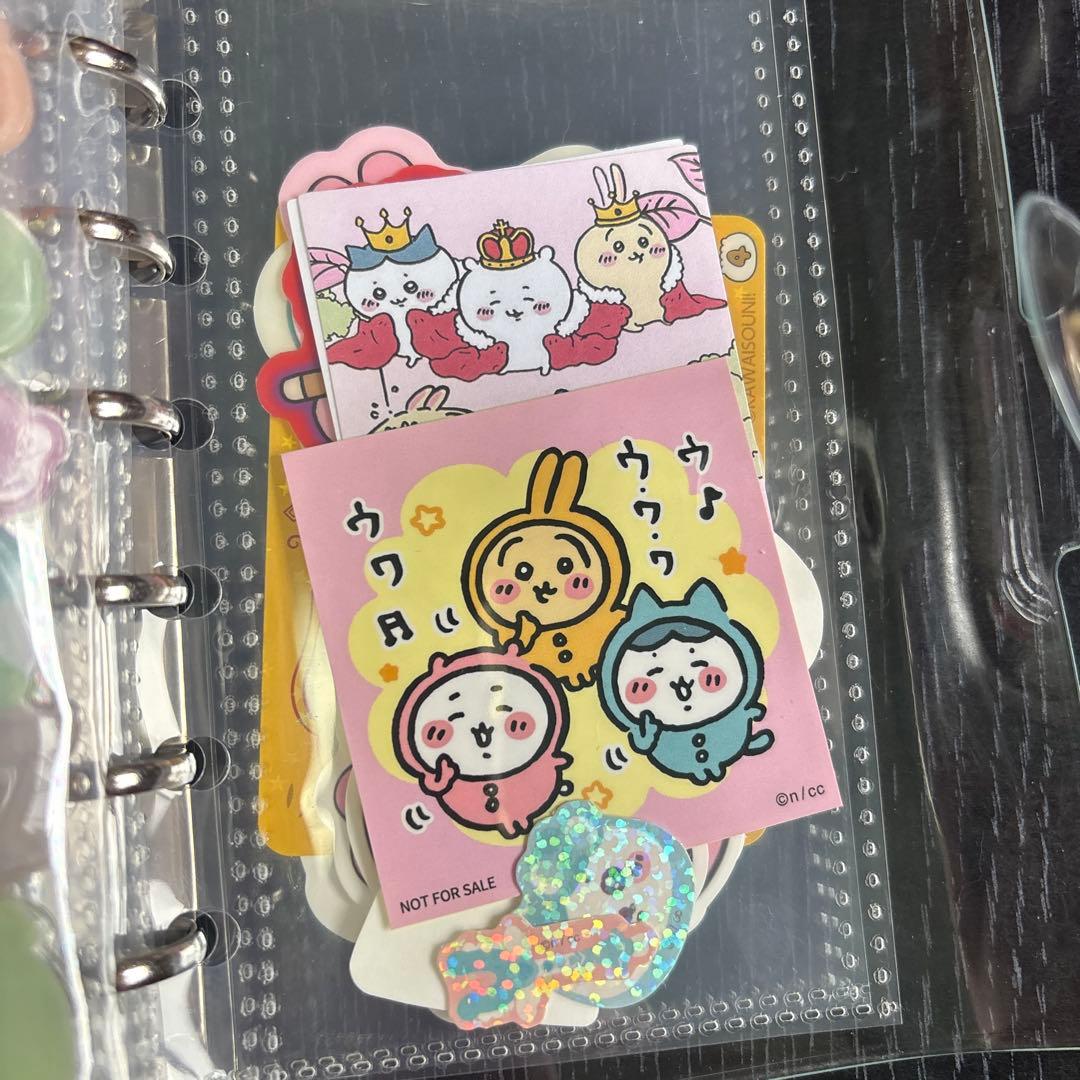 【正規品】シール帳 完成品 ちいかわ その他33ページ2冊セットA7サイズまとめ