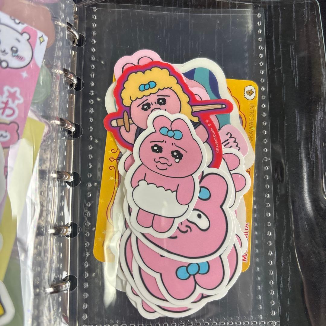 【正規品】シール帳 完成品 ちいかわ その他33ページ2冊セットA7サイズまとめ