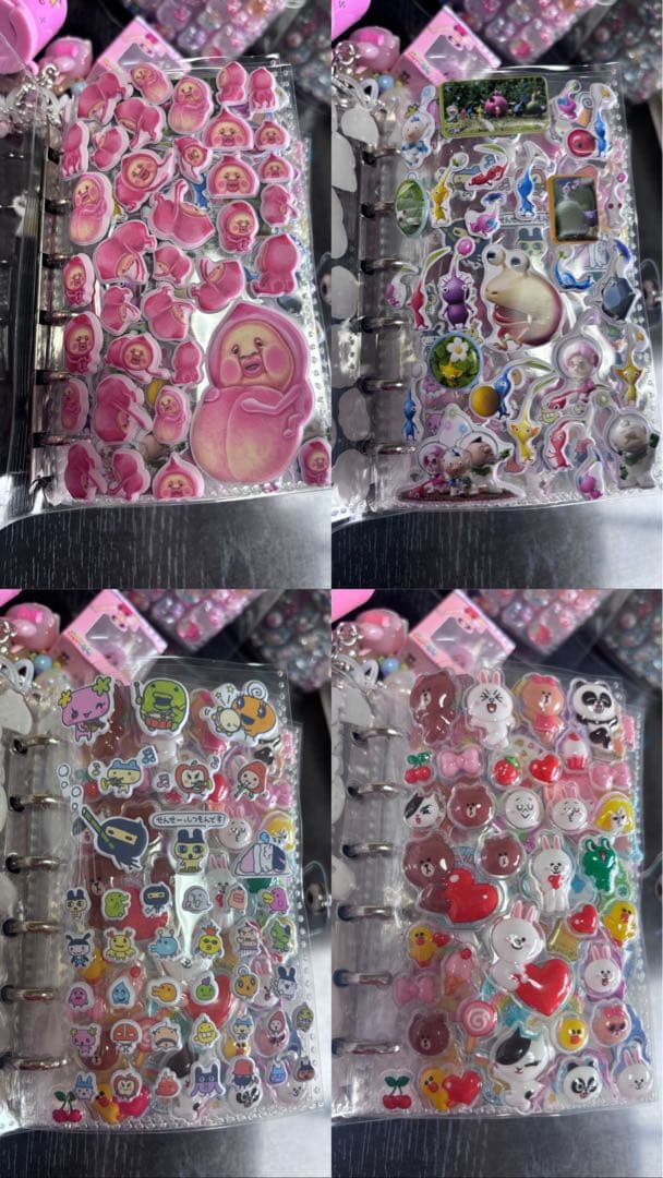 【正規品】シール帳 完成品 ちいかわ その他33ページ2冊セットA7サイズまとめ