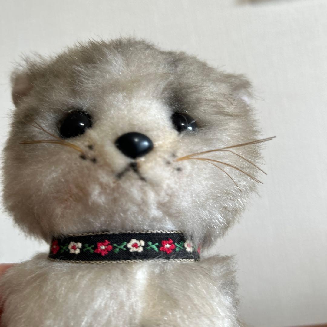 昭和レトロ　三英のぬいぐるみ　猫　ぬいぐるみ　アンティーク　ヴィンテージ