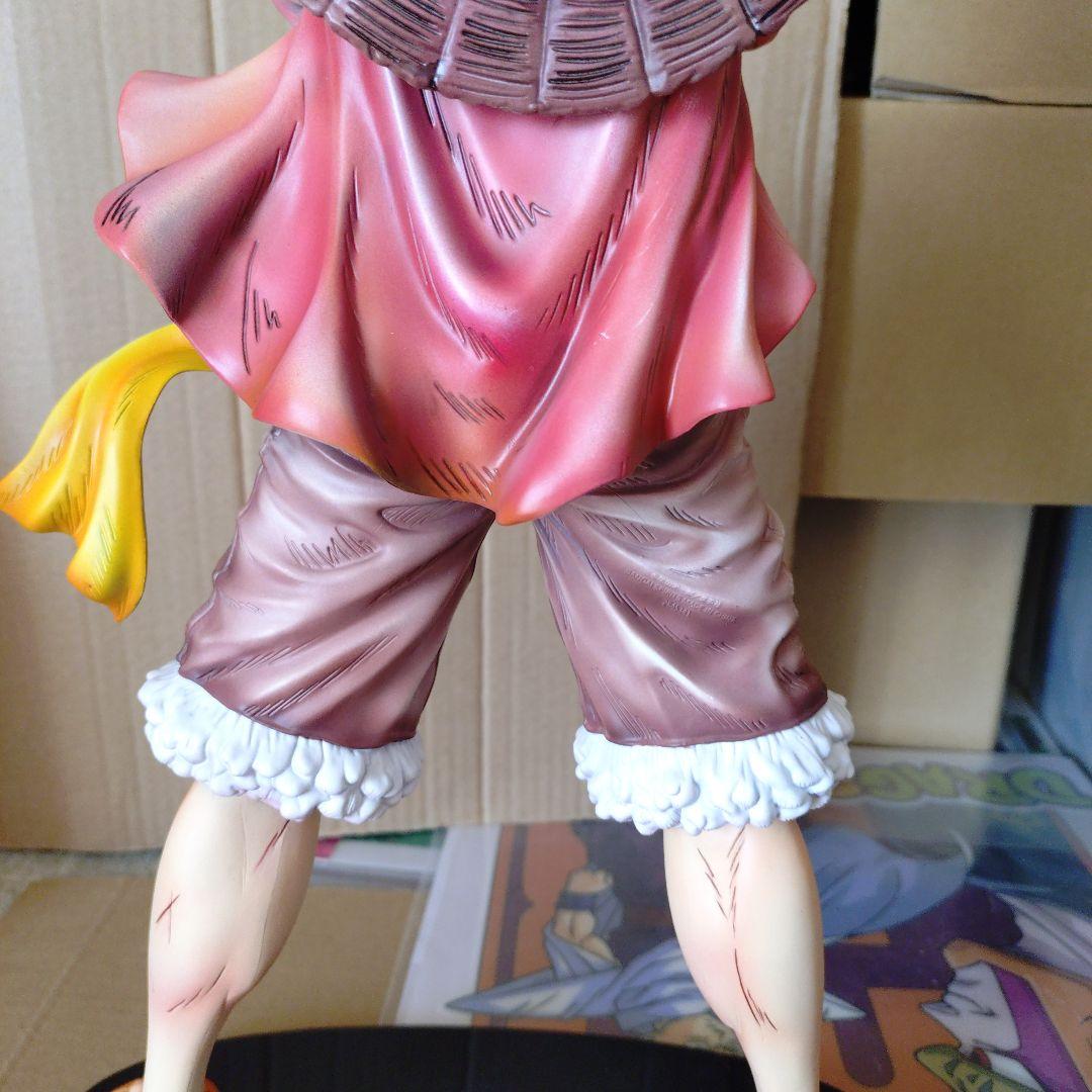 ワンピース　ベースショップ　ルフィ　リペイント　セピアカラー