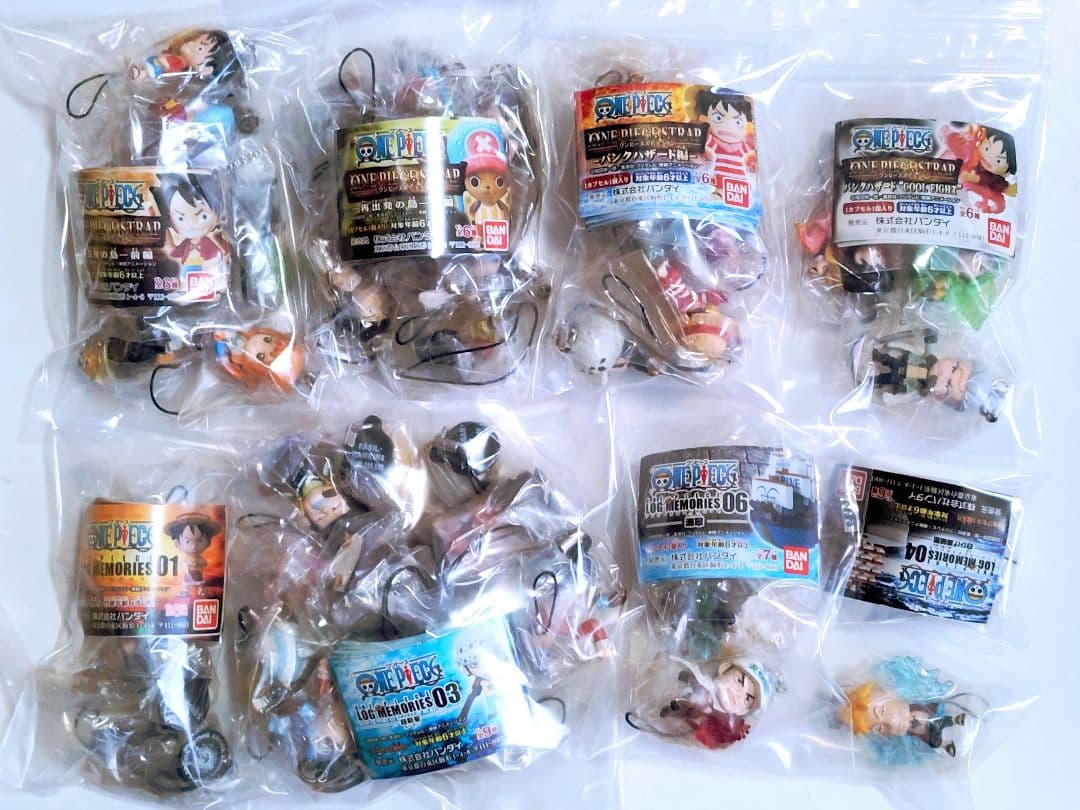 onepiece キャラクターストラップ 38種42個 未開封