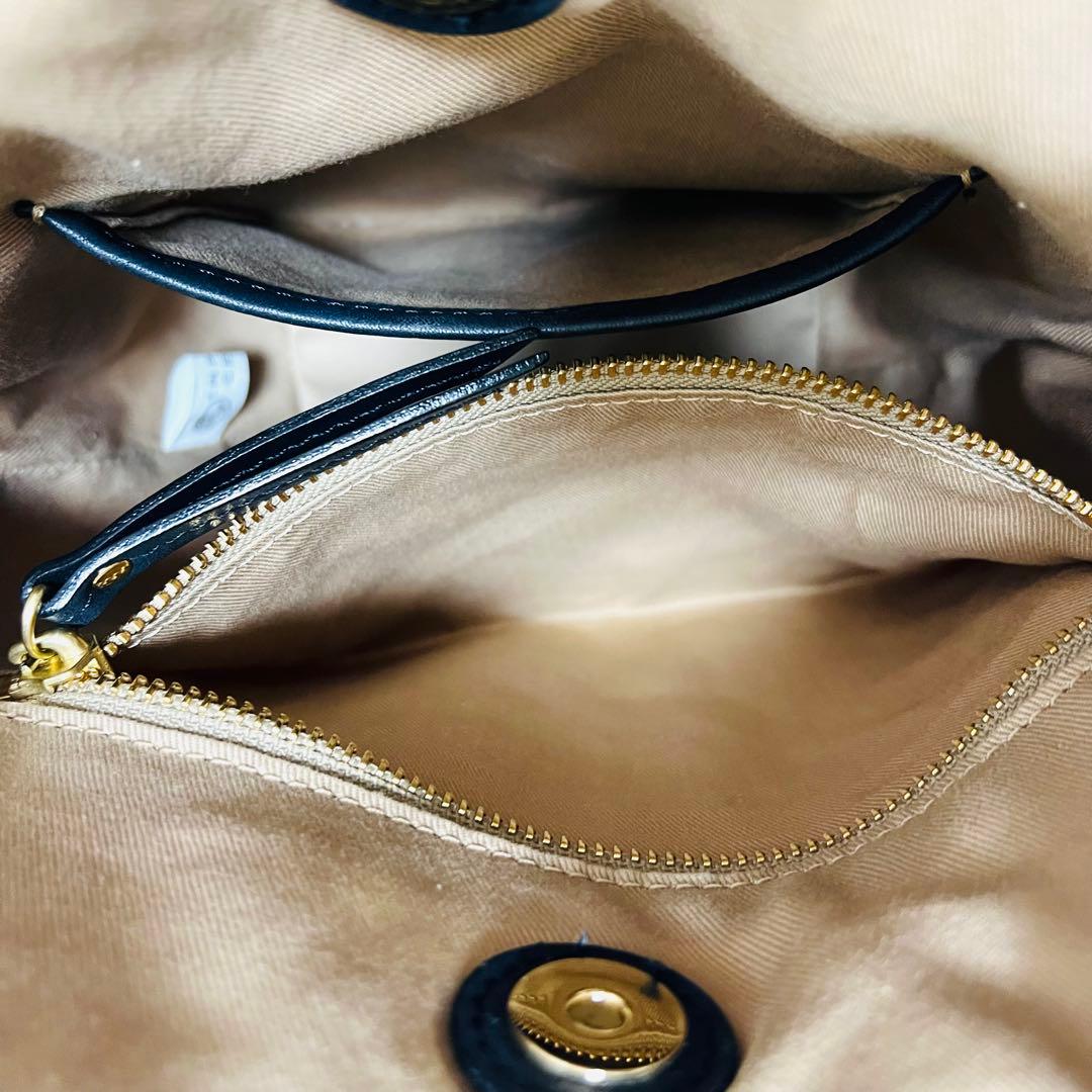 VIOLAd’ORO かごバッグ ラフィア×レザー ハンドバッグ ベージュ