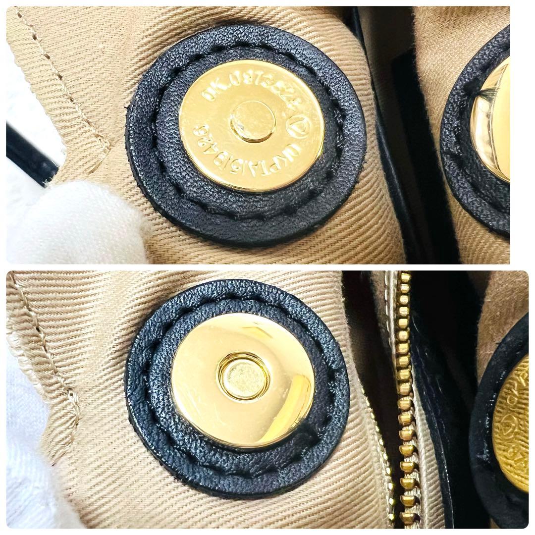 VIOLAd’ORO かごバッグ ラフィア×レザー ハンドバッグ ベージュ